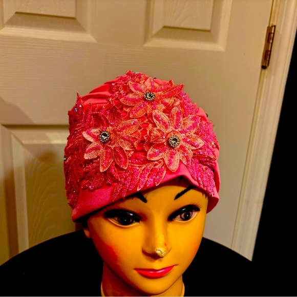 Courage Caps Chemo Sleep Fully Stoned & Embroidered Headwear Shim… - Picture 5 of 5